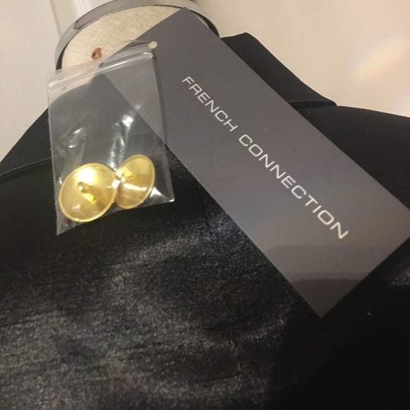 Satin blazer French connection size 6 black - Picture 9 of 13